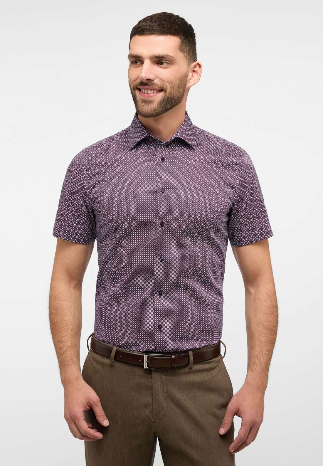 Рубашка с коротким рукавом SLIM FIT