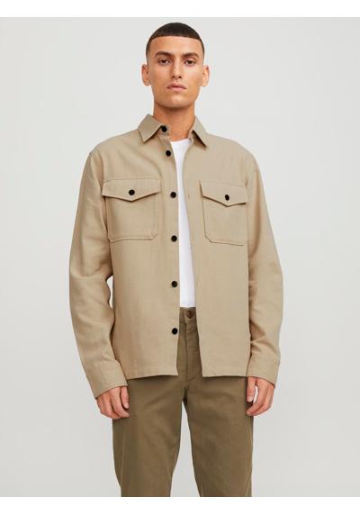 Рубашка с длинным рукавом JPRCCROY SPRING SOLID OVERSHIRT L/S SN