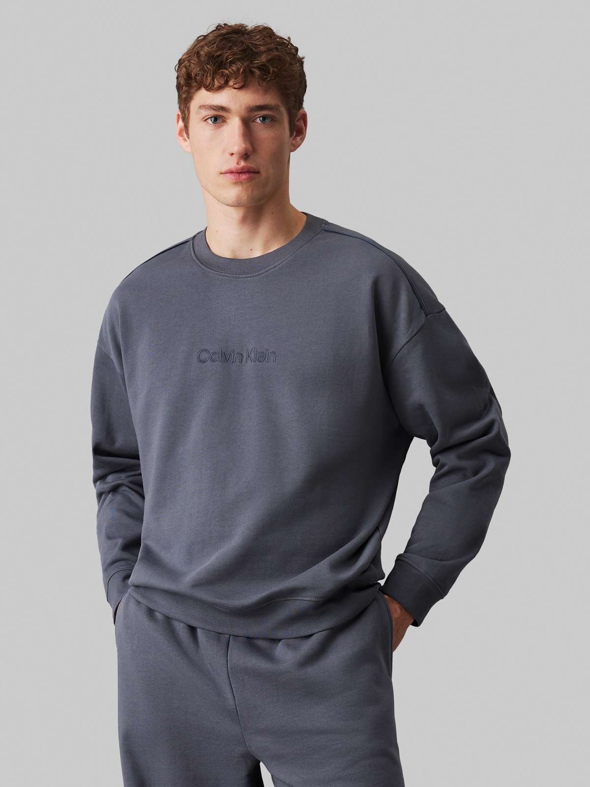 Толстовка с вышивкой логотипа L/S SWEATSHIRT