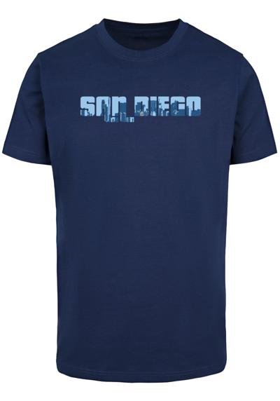 футболка Herren Grand San Diego Skyline T-Shirt Round Neck