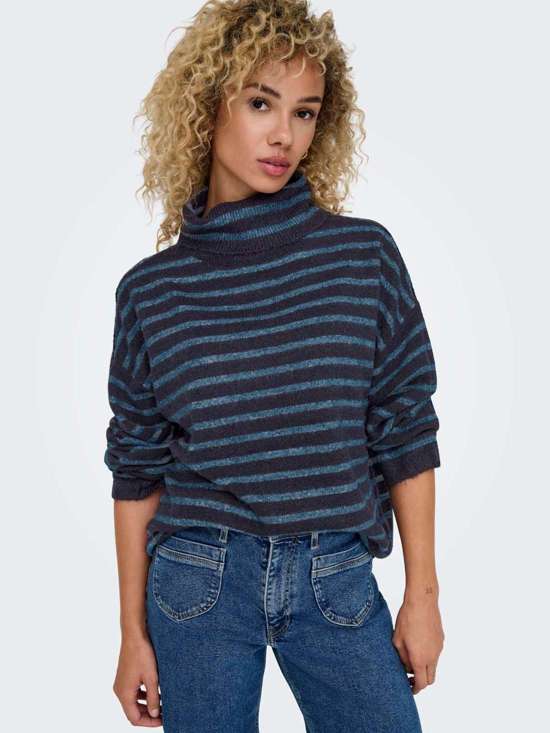 Night Sky Stripes:Coronet Blue Melange