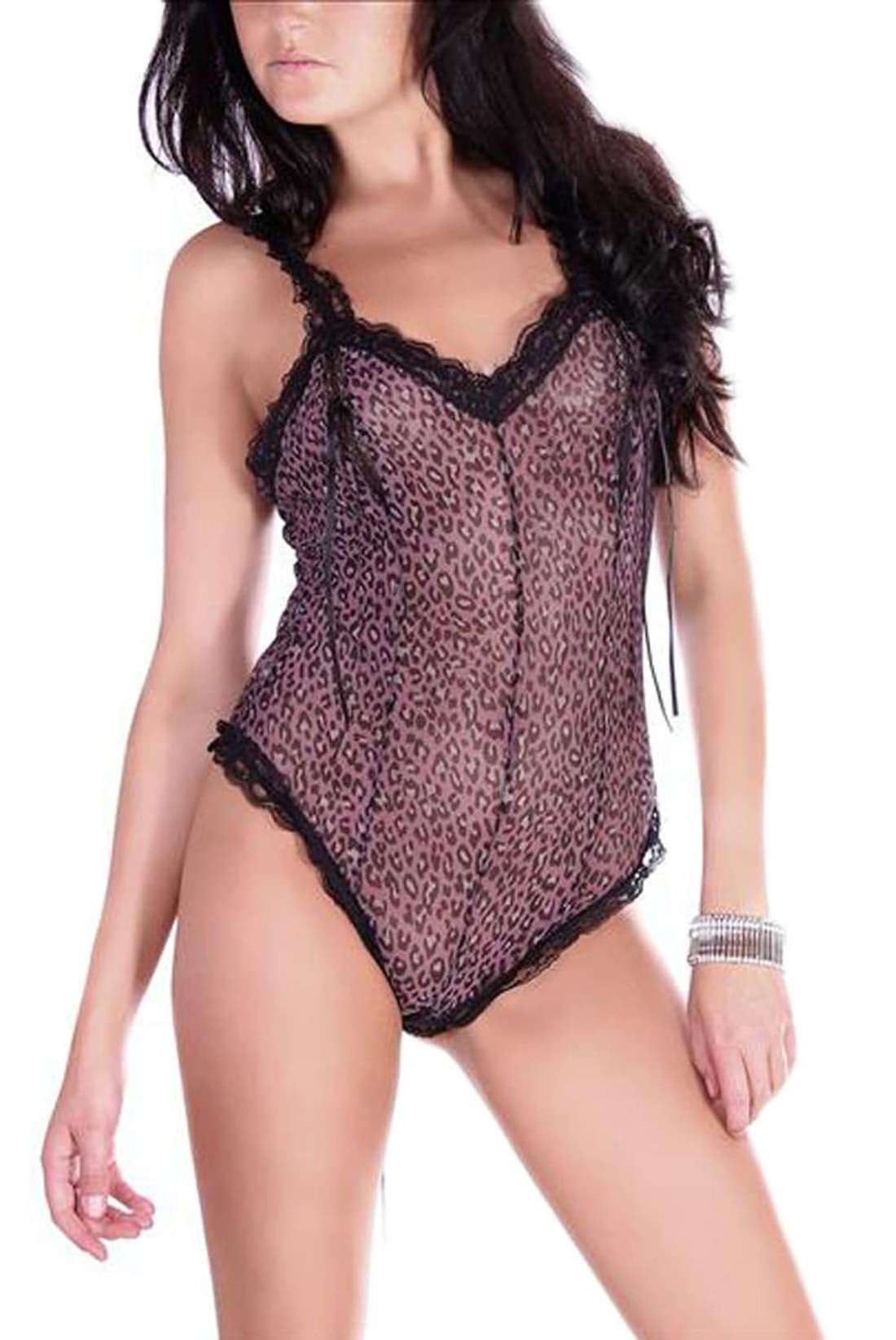 Боди с бантиками на груди Stringbody Overt