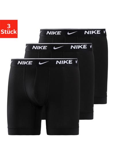 Боксеры (3 шт.) с особенно длинными штанинами и поясом с логотипом Nike.