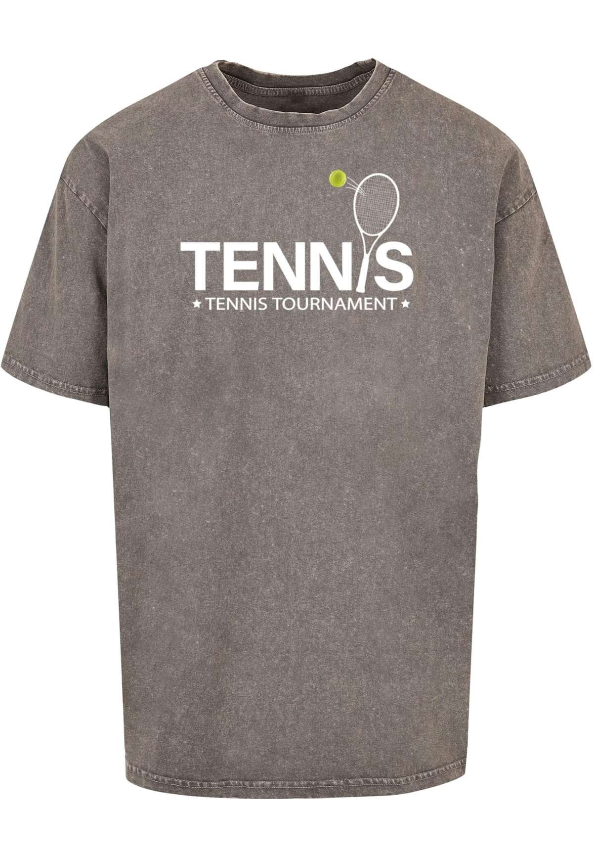 футболка»Herren Tennis Racket Acid Washed Oversized Tee«