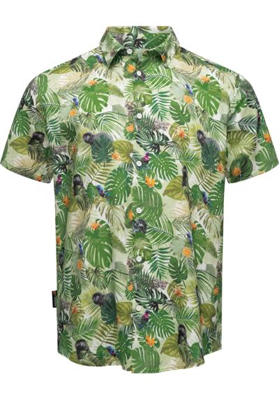 Гавайская рубашка, летняя мужская рубашка с гавайским принтом