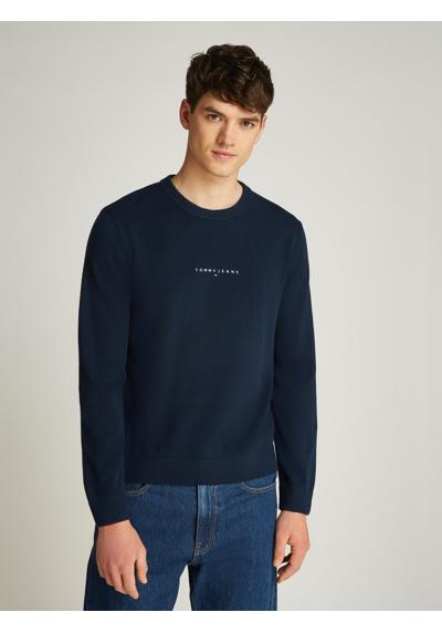 Вязаный свитер с надписью-логотипом TJM LINEAR SMALL CHEST SWEATER