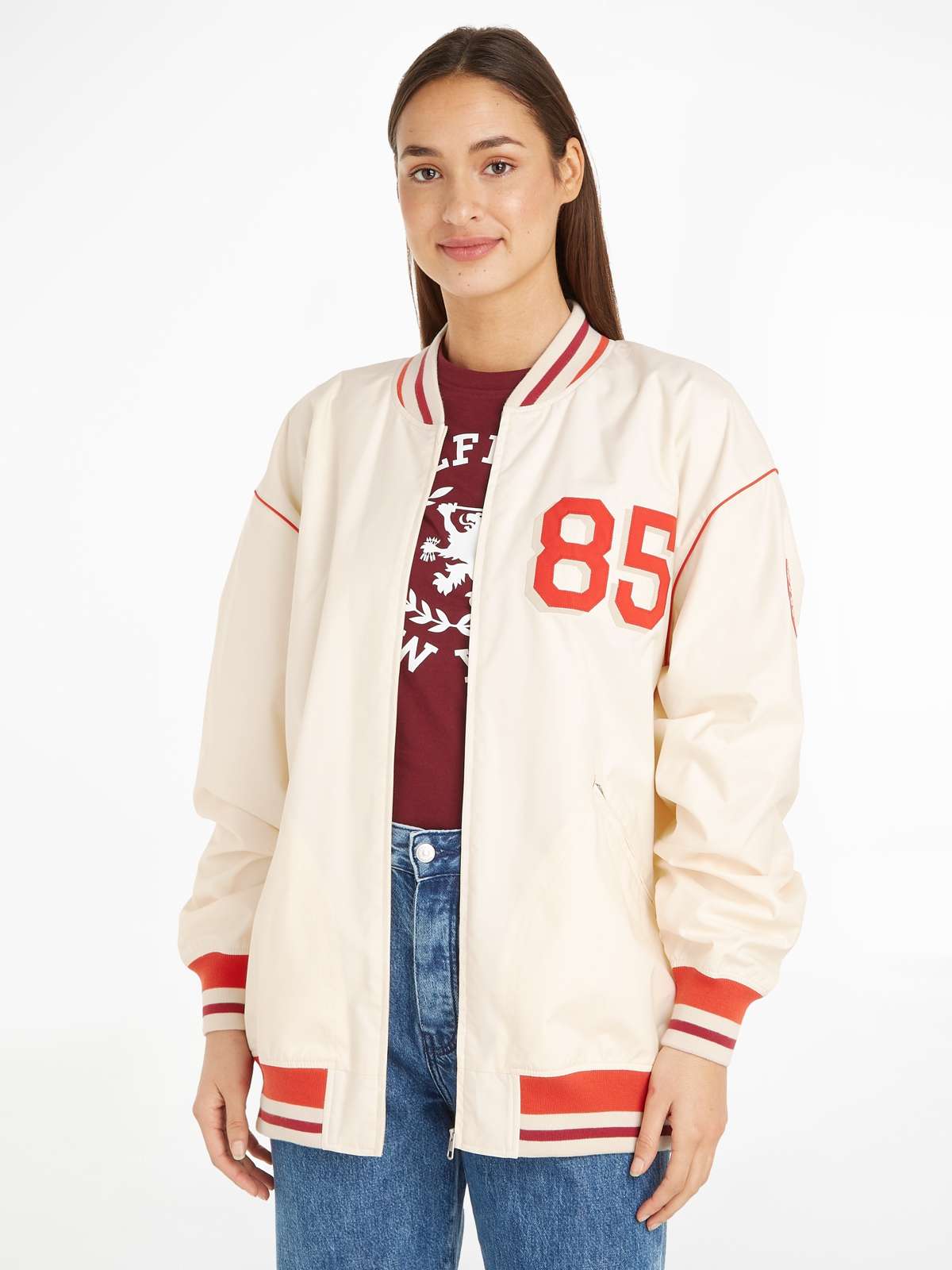 Уличная куртка с нашивкой-логотипом »OVERSIZED BASEBALL JACKET«