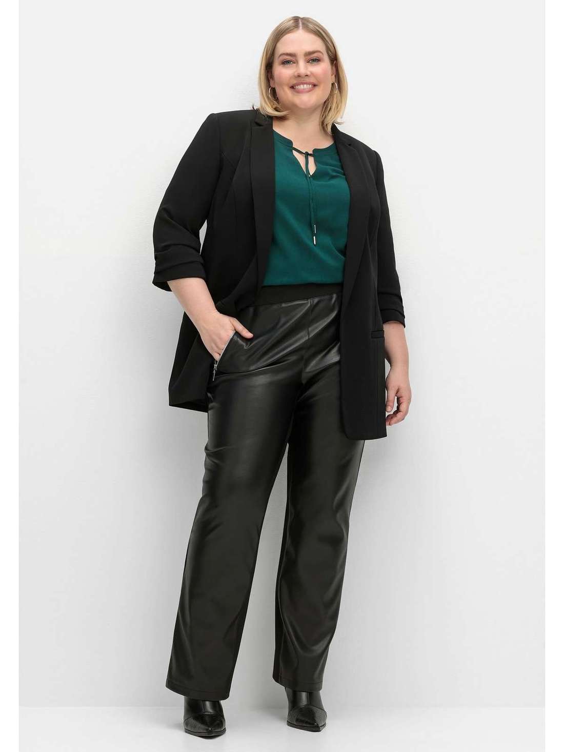 Брюки без застежки с эластичным поясом Große Größen