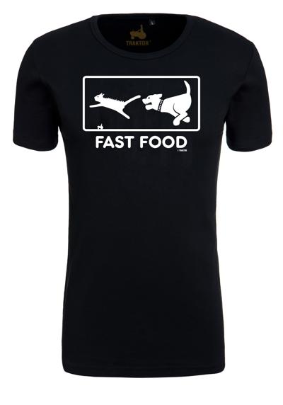 Футболка с забавным принтом Fast Food