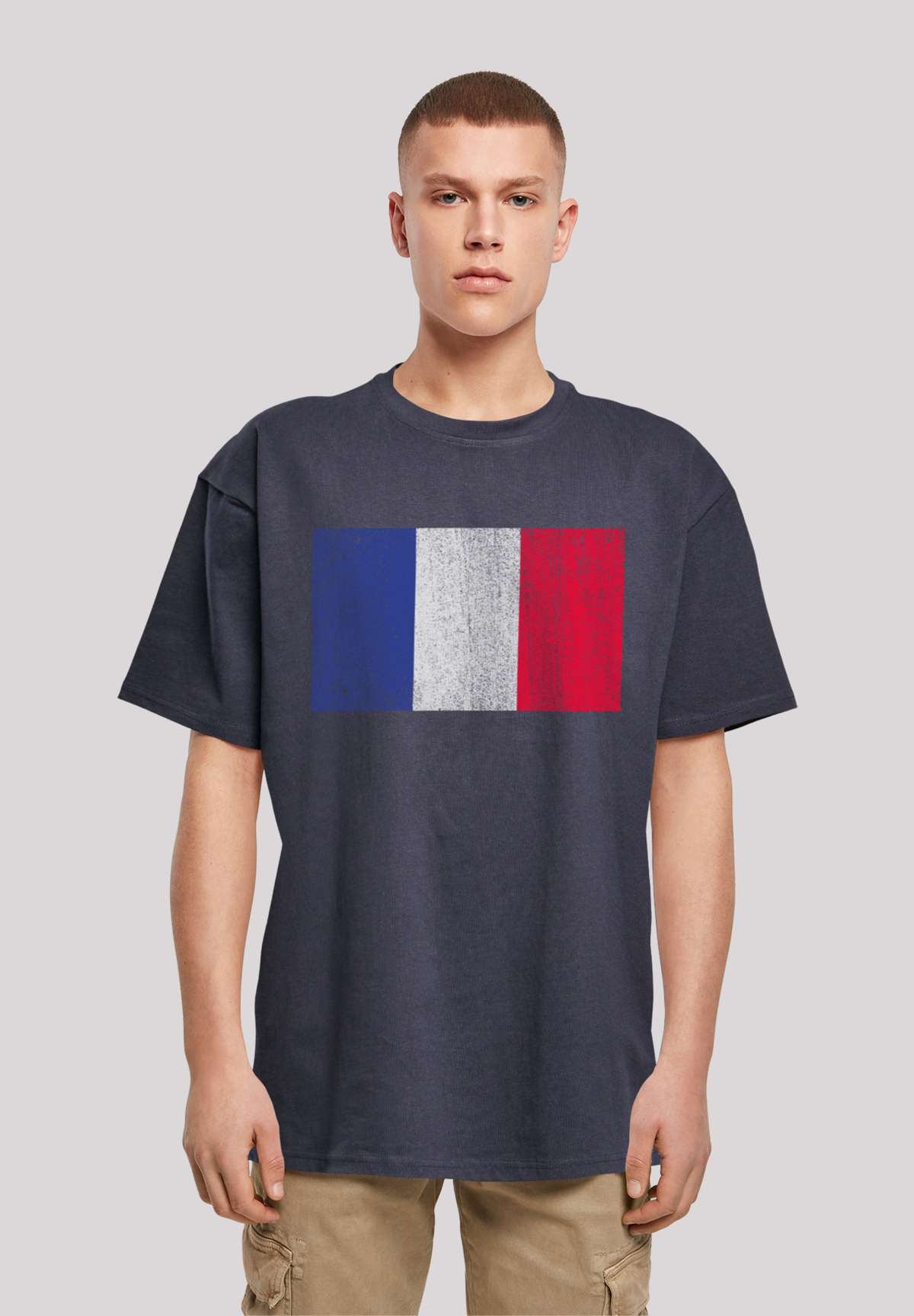 футболка»France Frankreich Flagge distressed«