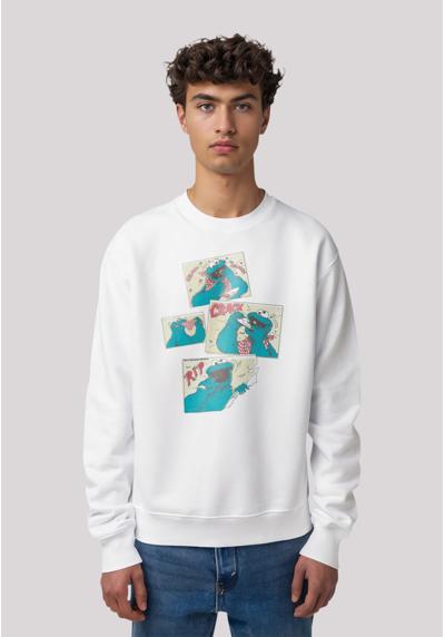 толстовка Sesamstraße Cookie Monster Crunch Crack Rip