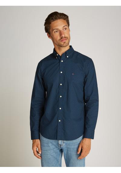 Деловая рубашка с точечным принтом FLEX POPLIN POLKA DOT RF SHIRT