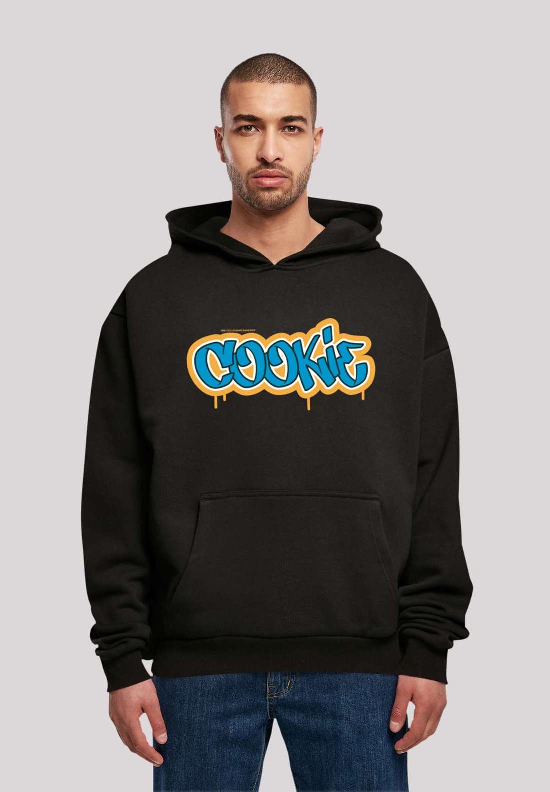 Толстовка с капюшоном Sesamstraße Cookie Graffiti Tag