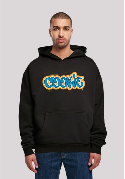 Толстовка с капюшоном Sesamstraße Cookie Graffiti Tag