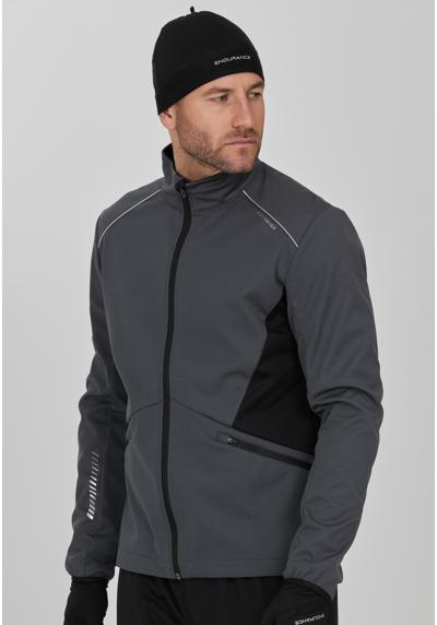 Куртка Softshell с водонепроницаемыми и ветрозащитными свойствами.