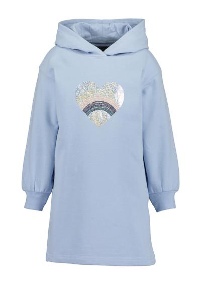 Платье из джерси Madchen Sweatkleid mit Kapuze HAPPY