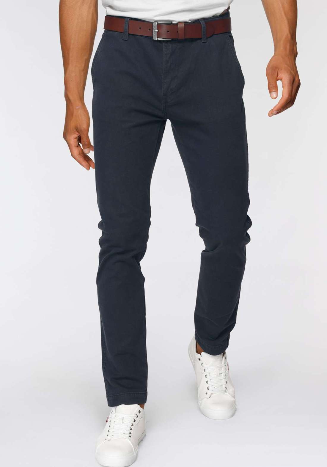 Брюки-чиносы с логотипом бренда LE XX CHINO SLIM TAPER