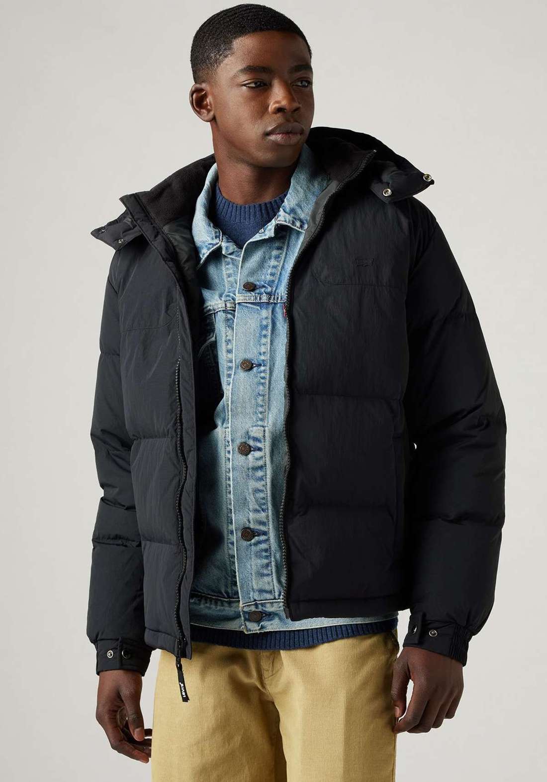 Стеганая куртка с капюшоном ROCKRIDGE SHORT PUFFER