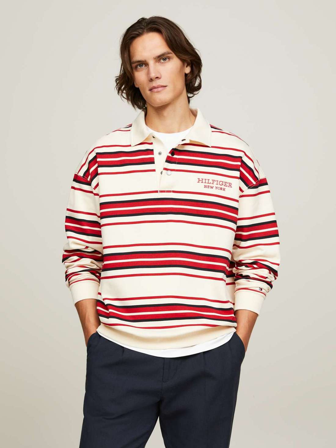 Рубашка для регби MONOTYPE STRIPE RUGBY