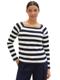 offwhite navy bold stripe