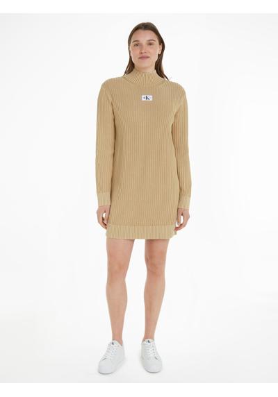 Трикотажное платье WASHED MONOLOGO SWEATER DRESS