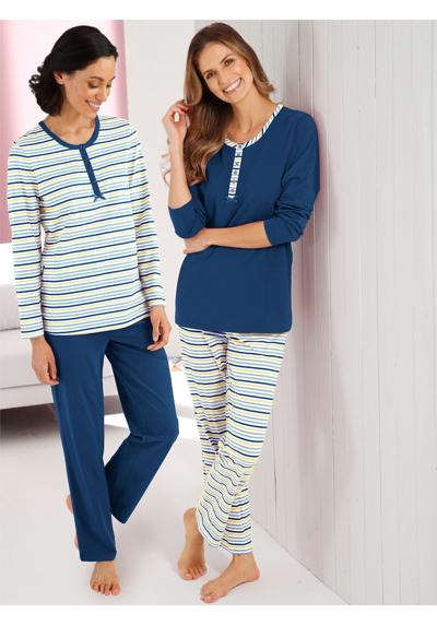 jeansblau + jeansblau-geringelt