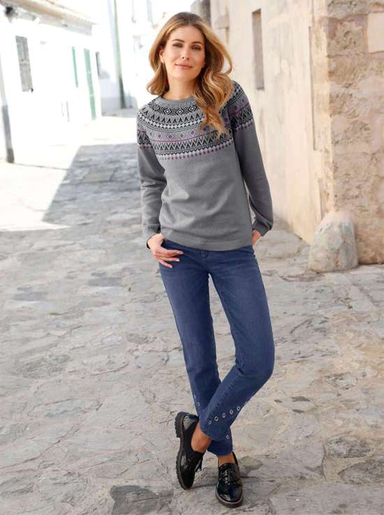 серый-ягодный-С рисунком