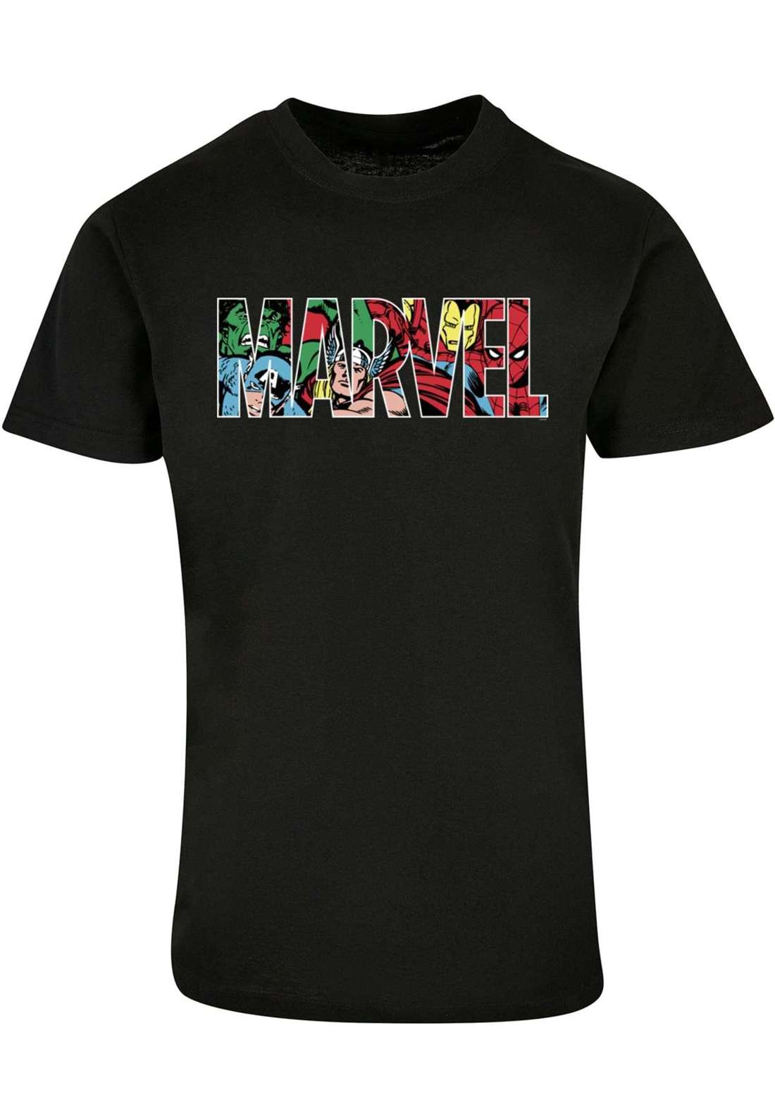футболка Herren Marvel Logo Character Infill T-Shirt