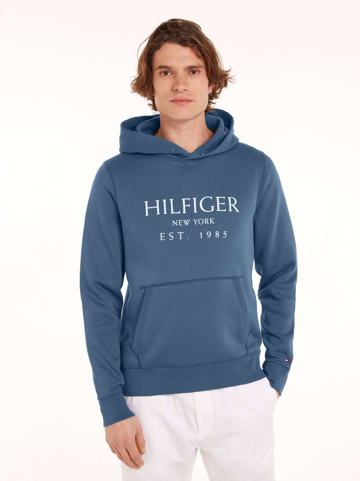 Худи с контрастным принтом BIG HILFIGER HOODY