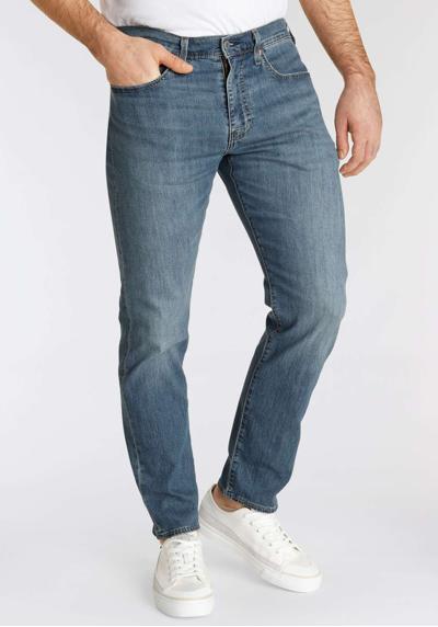 medium indigo worn in