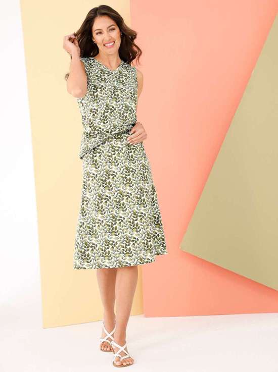 экрю-оливковый-с рисунком