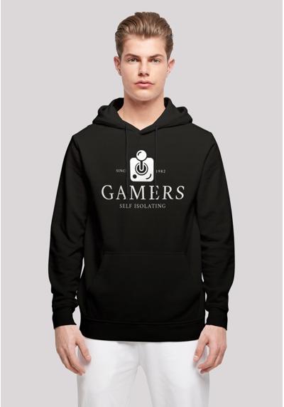 Толстовка с капюшоном Retro Gaming Gamers Self Isolating