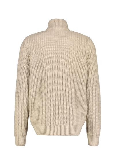 Кардиган LERROS Kabel-Strickjacke mit Schurwollanteil