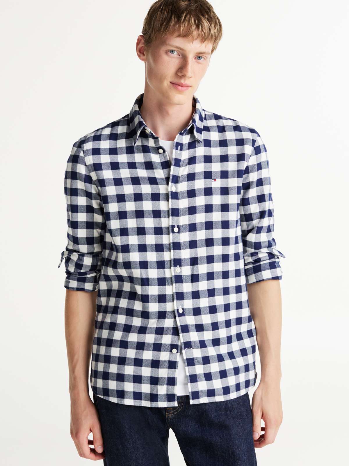 Рубашка с длинным рукавом BRUSHED GINGHAM SF SHIRT