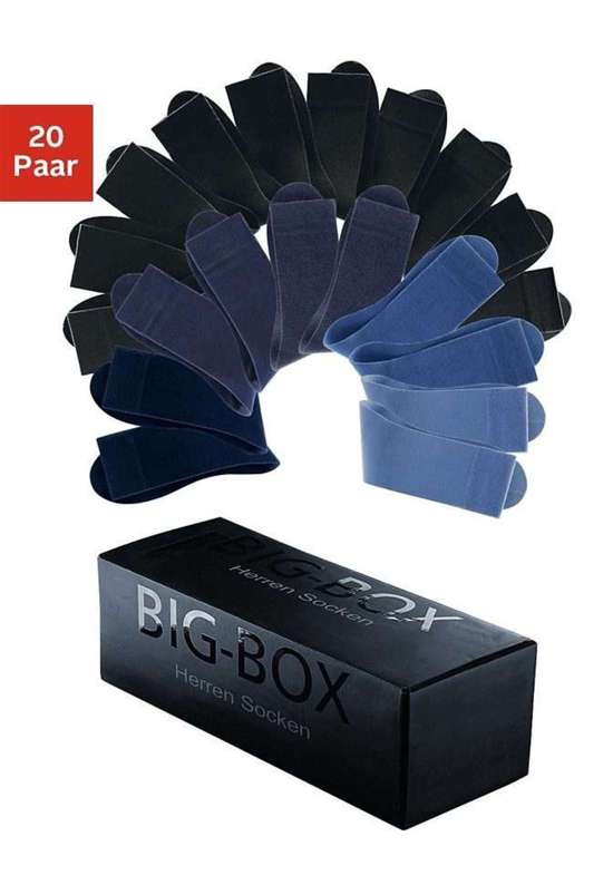 10x schwarz, 10x blau