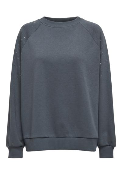 толстовка ONLKIARA L/S O-NECK OVERSIZE STUDS SWT