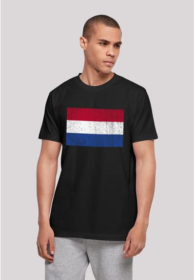 футболка Niederlande Holland Flagge distressed