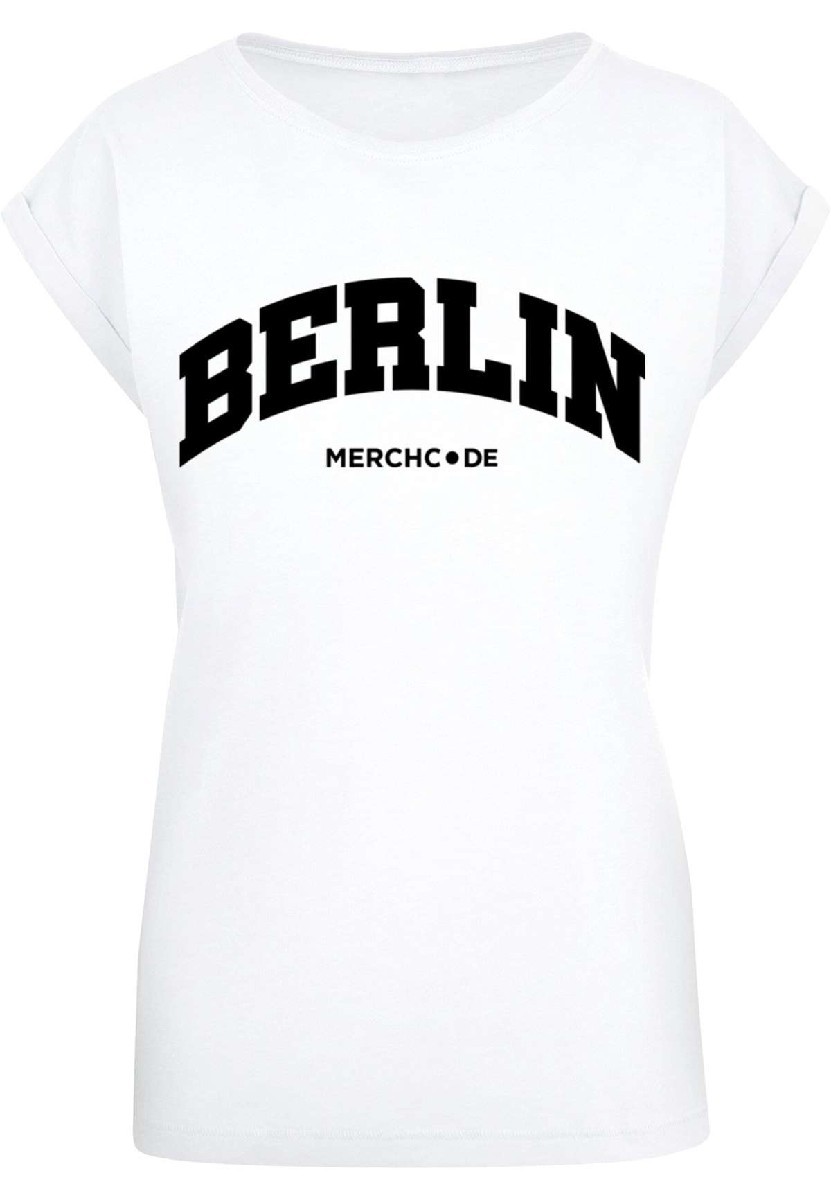 футболка »Damen Ladies Berlin Wording - T-Shirt«