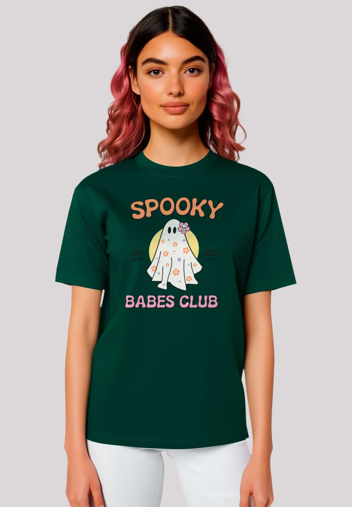 футболка Retro Halloween Spooky Babes Club