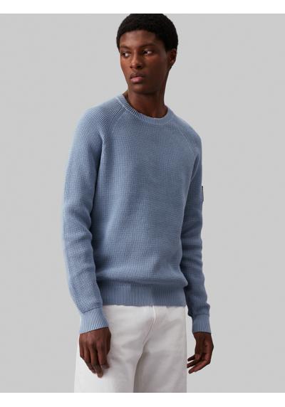 Свитер с круглым вырезом и нашивкой-логотипом BADGE EASY SWEATER