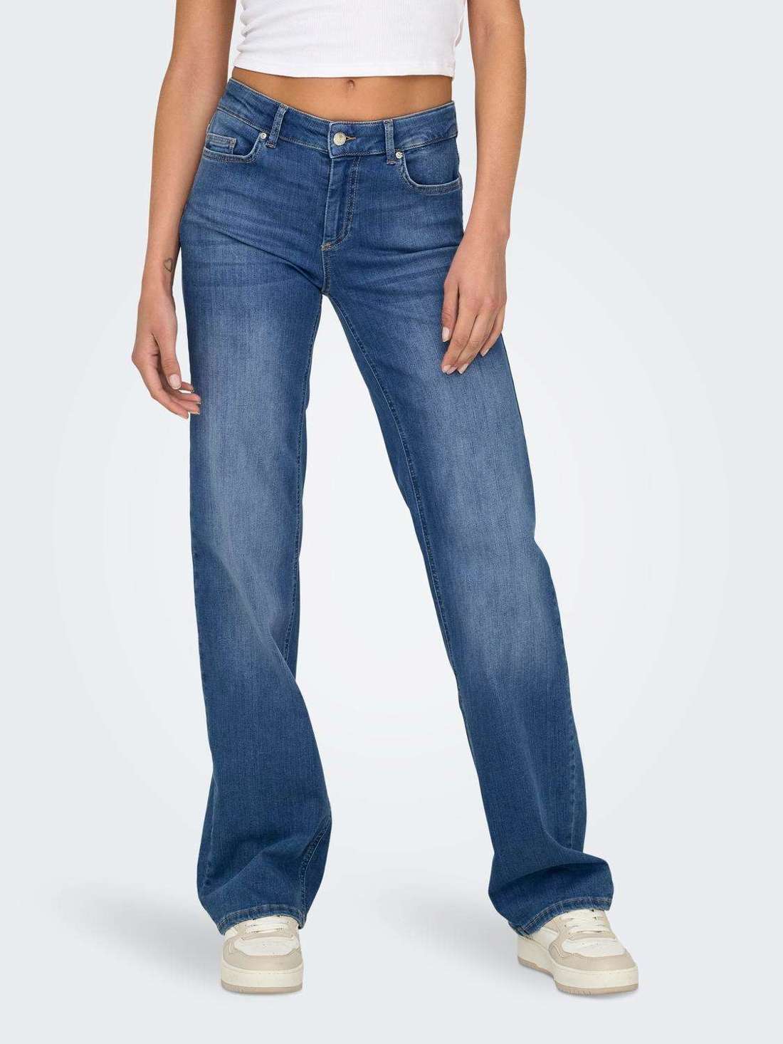 Прямые джинсы ONLBLUSH MID STRAIGHT DNM REA12187 NOOS