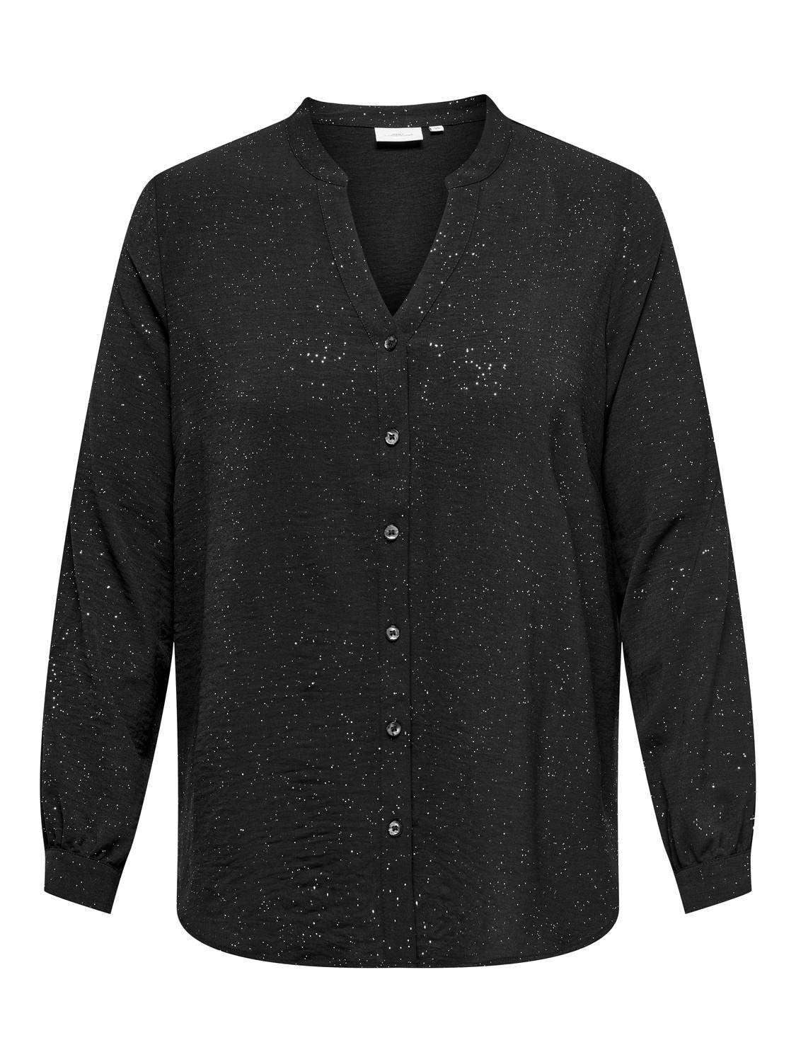 Рубашка-блузка »CARJOSEE METTA LIFE L/S V-NECK SHIRT WVN«