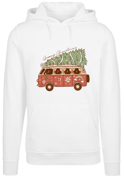 Толстовка с капюшоном »Groovy Christmas Camper Van«