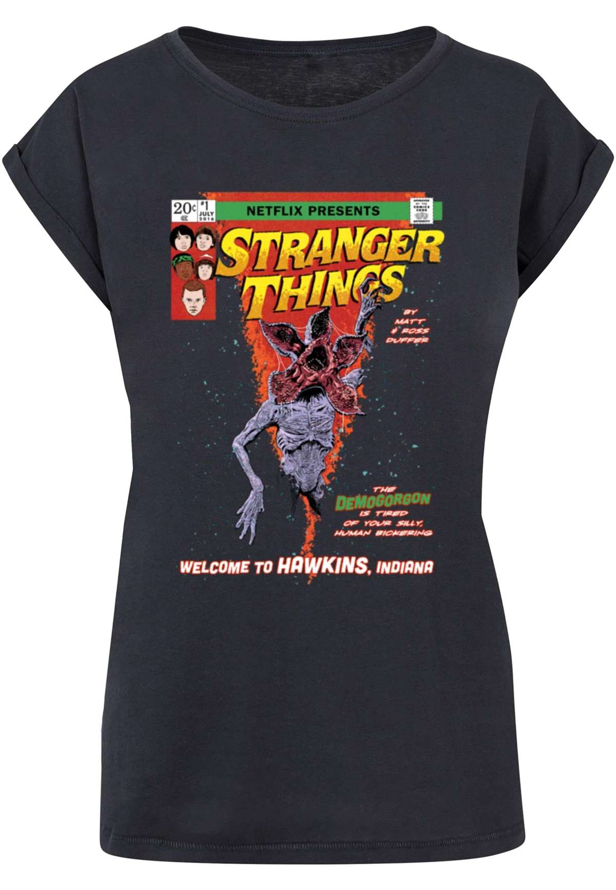 футболка Damen Ladies Stranger Things - Comic Cover T-Shirt