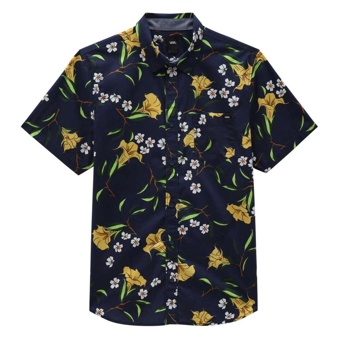 Рубашка с короткими рукавами и фирменной этикеткой THOMPSON SS WOVEN