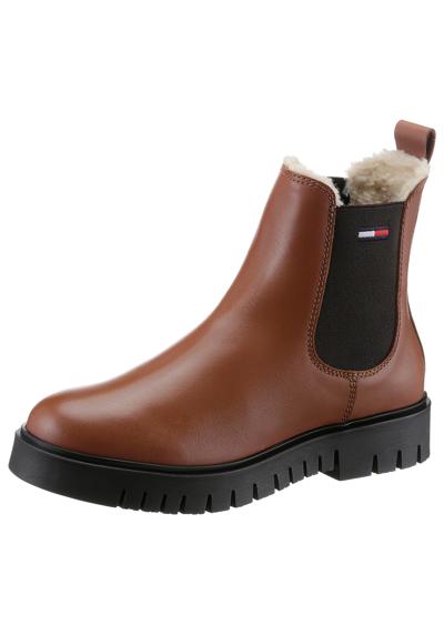 Зимние ботинки на профильной подошве. WARMLINED CHELSEA BOOT