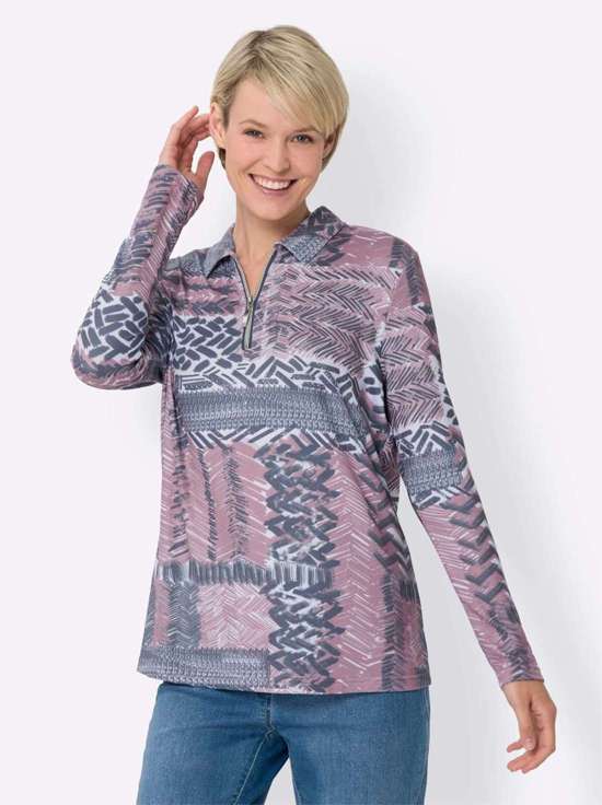 сиреневый-серый-с рисунком