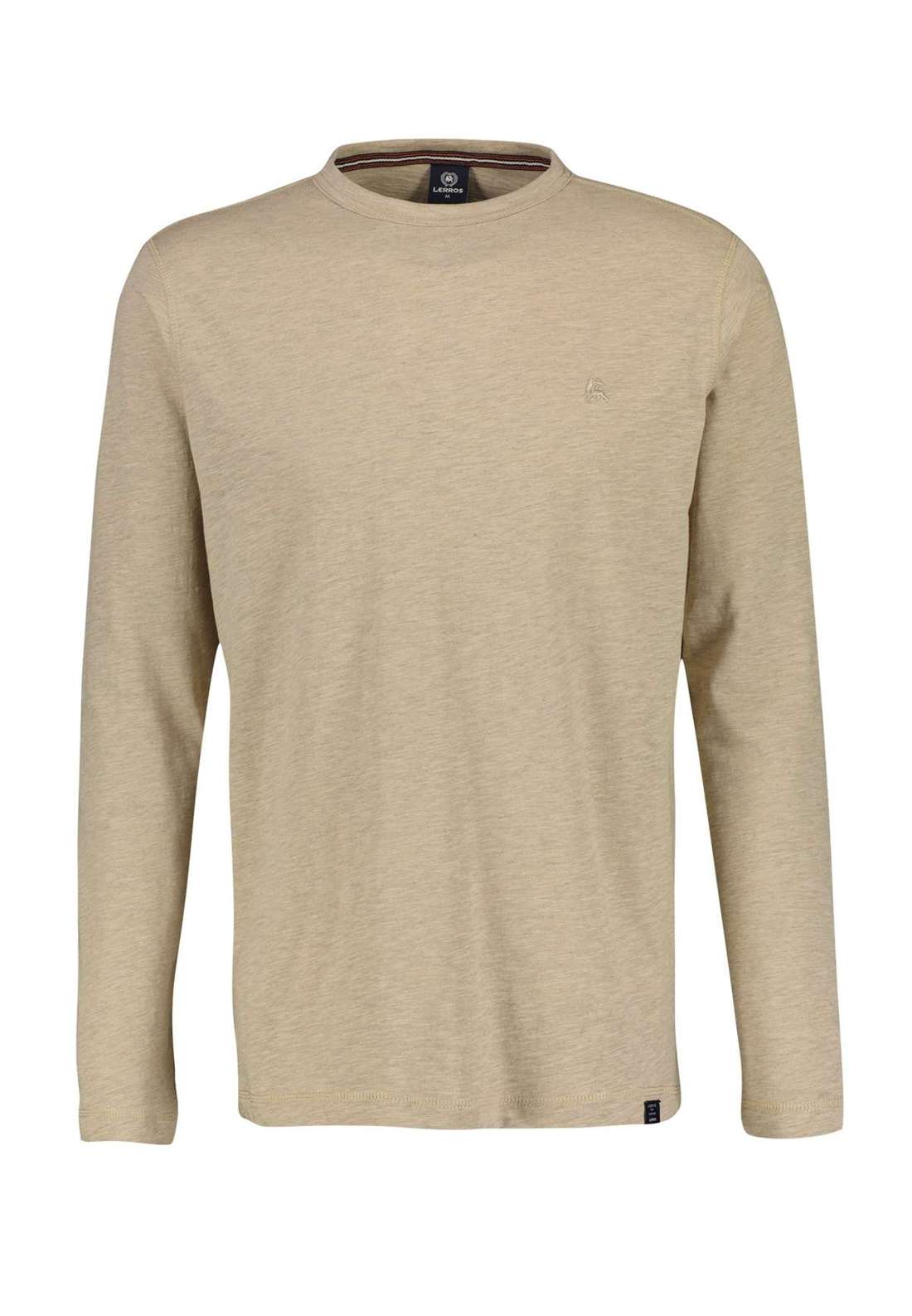 толстовка LERROS Langarmshirt in Strukturoptik