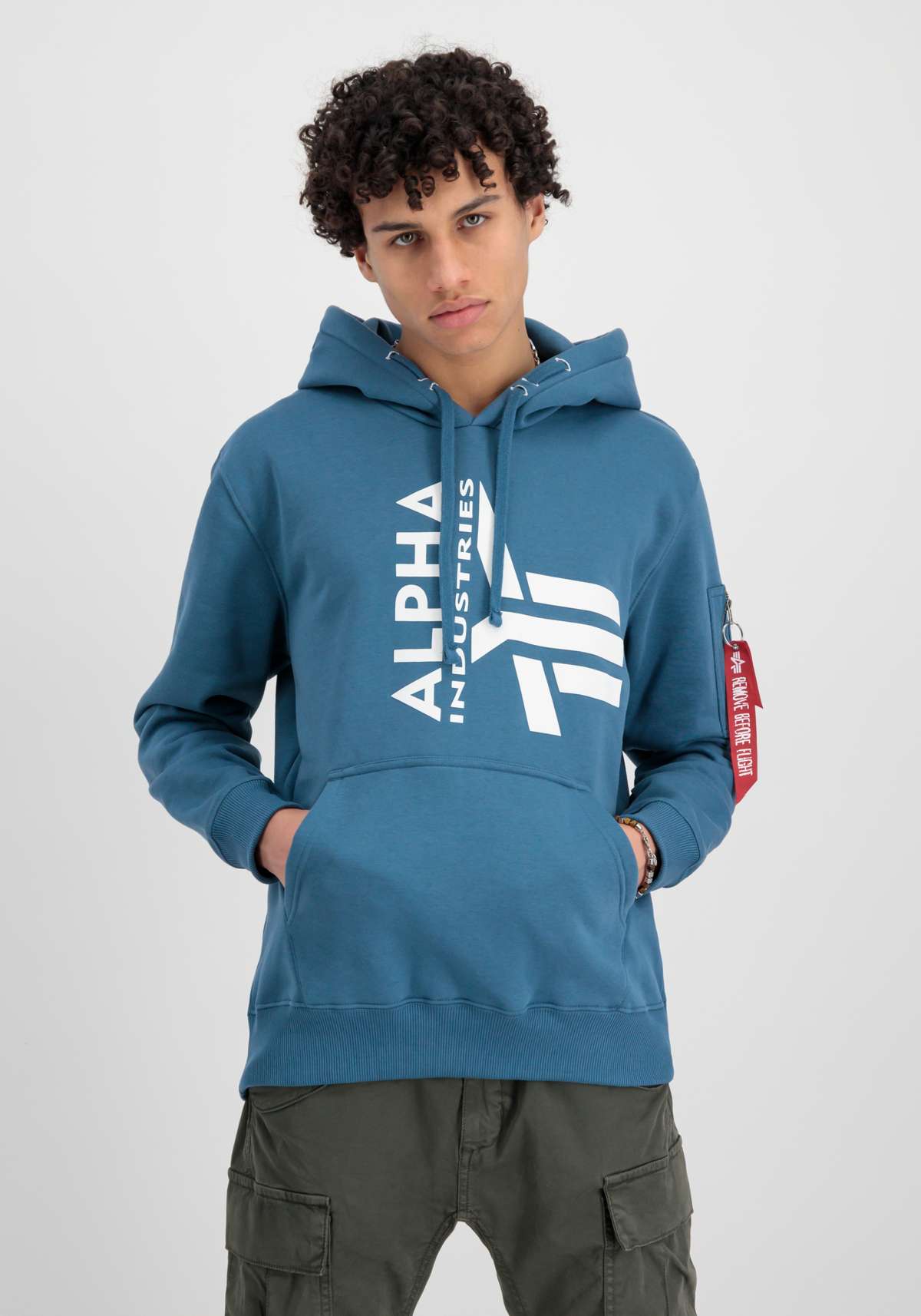 Толстовка с капюшоном Men - Hoodies Half Logo Foam Hoodie