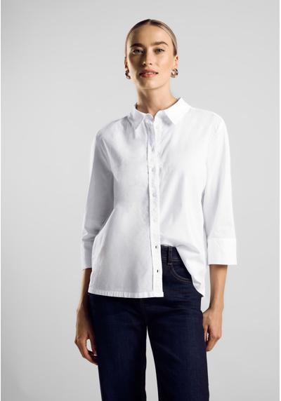 Блузка-рубашка, с рукавами 3/4.